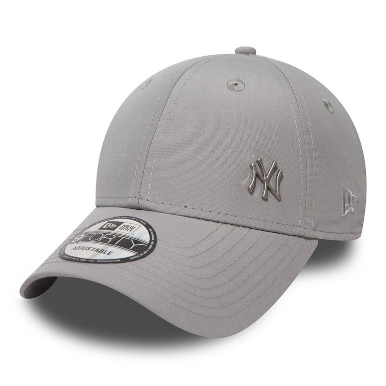 Gorras New Era 9forty Grises - New York Yankees Flawless 96473YNUK